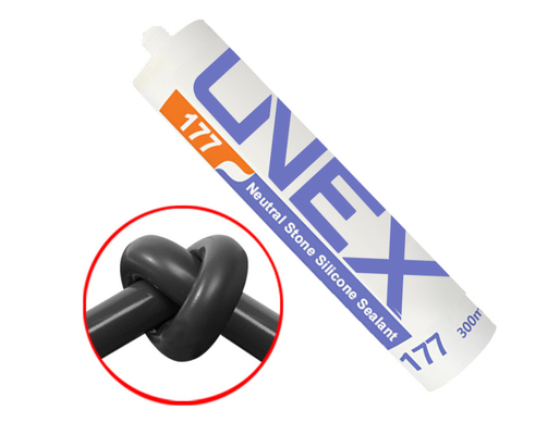 UNEX 177 तटस्थ पत्थर चिपकने वाला गोंद पनरोक संयुक्त सिलिकॉन कंक्रीट सीलेंट